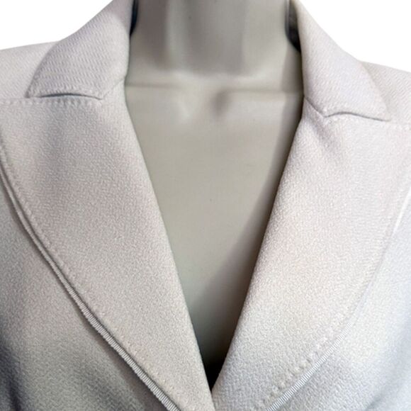 Anne Klein Off White Blazer Size 4P - Picture 4 of 16